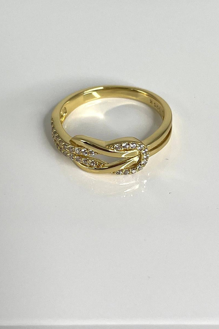Sahira Jewelry - Rylynn Cz Knot Ring
