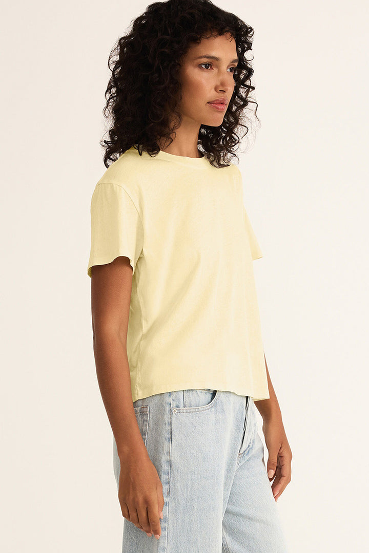 Z Supply - Go To Tee in Mellow Yellow