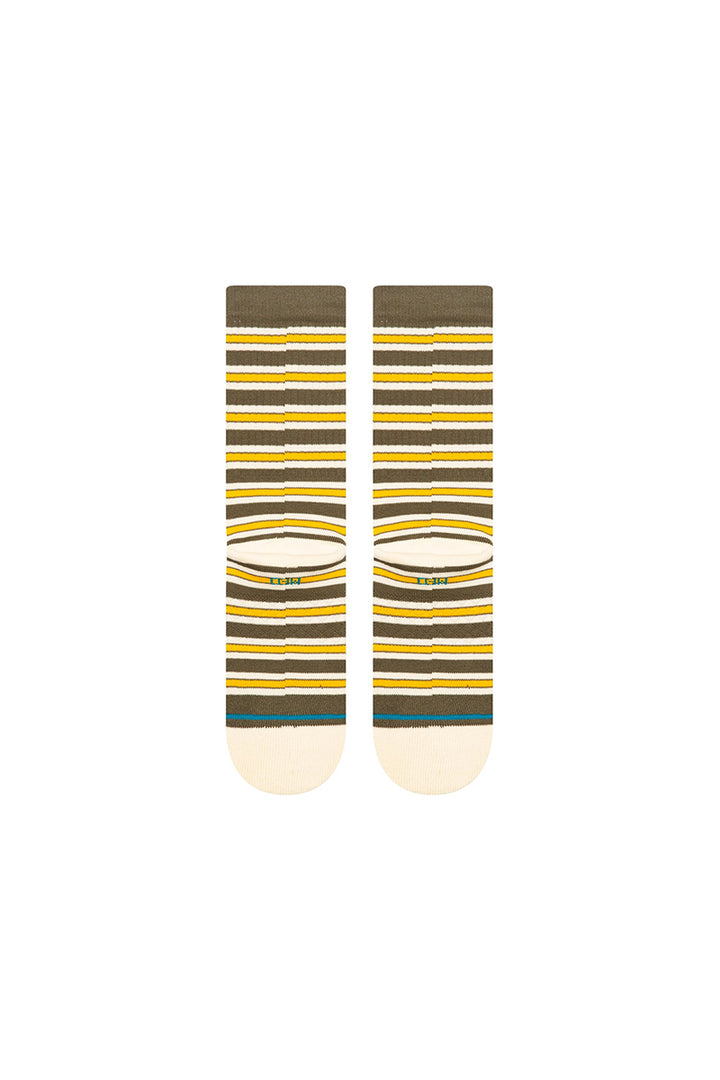 Stance - Ollie Cotton Crew Medium Cushion Socks in Olive