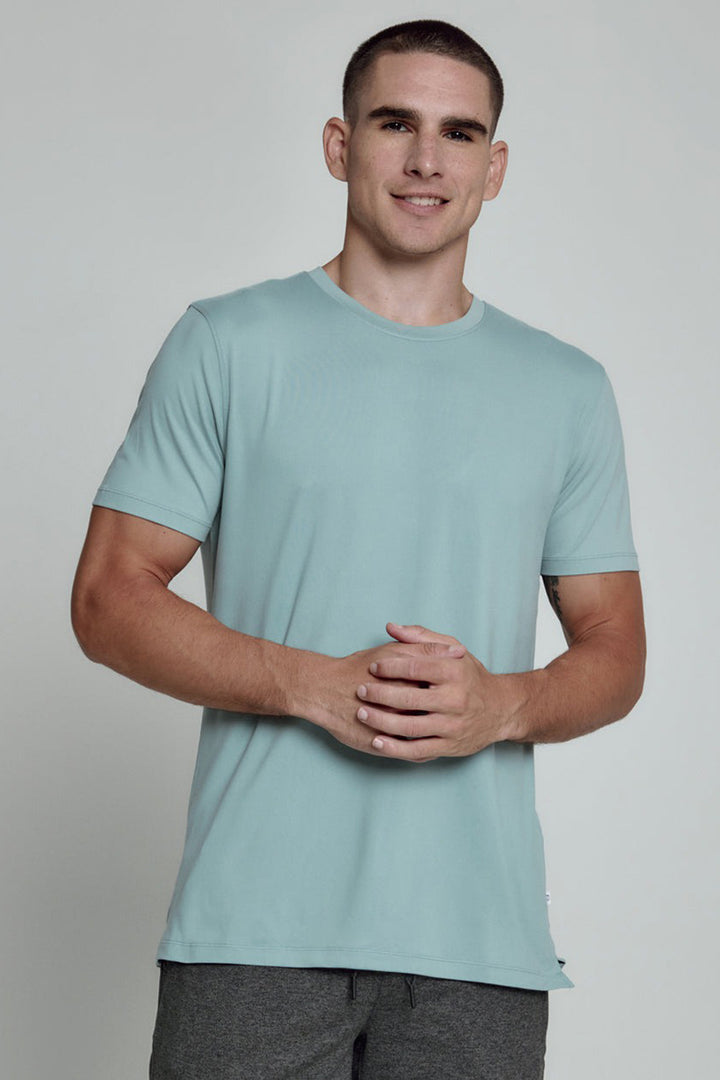 7DIAMONDS - Core™ Crew Neck Tee in Seafoam