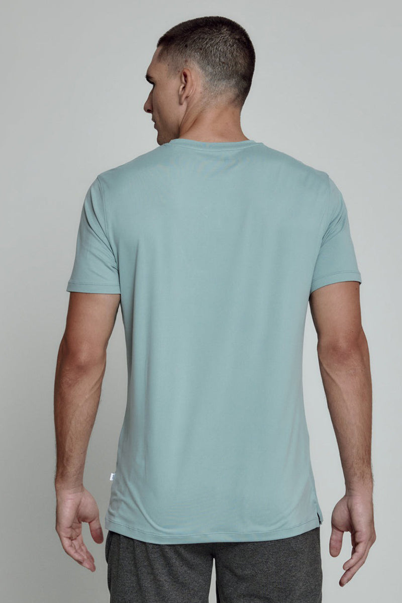7DIAMONDS - Core™ Crew Neck Tee in Seafoam