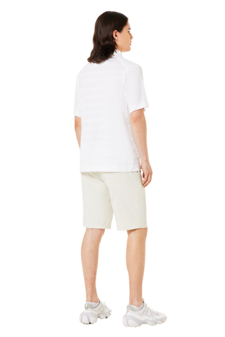 Oakley - C1 Wave Length Stripe Pullover Shirt in White