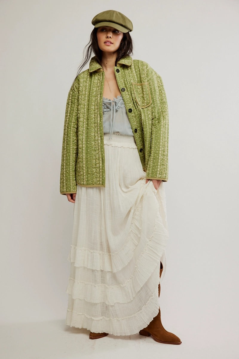 Free People - FP One Brynn Maxi Skirt in White