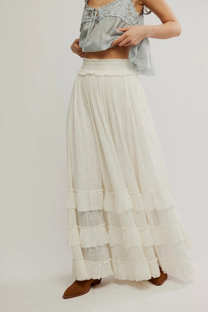 Free People - FP One Brynn Maxi Skirt in White