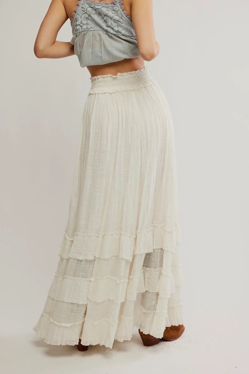 Free People - FP One Brynn Maxi Skirt in White