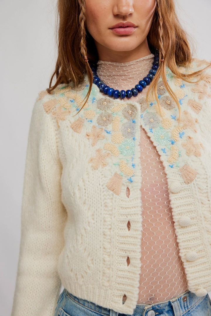 Free People - Pixie Cardi in Ivory