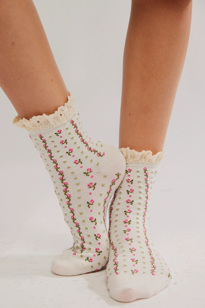 Free People - Ruffle Sock Pack in Tainted Love