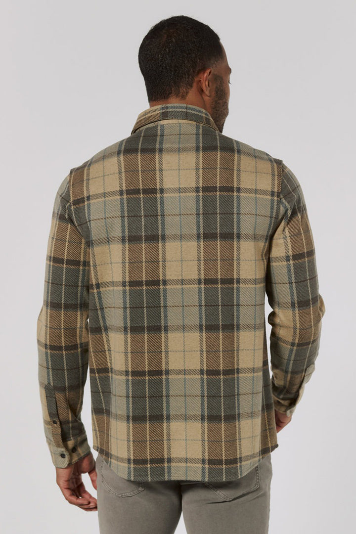 7DIAMONDS - Generation™ Plaid Shirt in Tan
