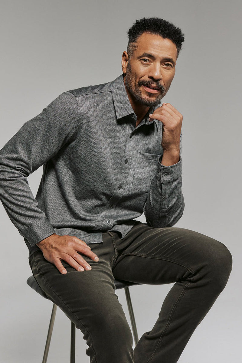 7DIAMONDS - Generation™ Knit Shirt in Grey