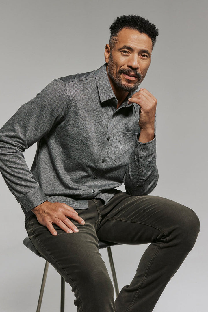 7DIAMONDS - Generation™ Knit Shirt in Grey