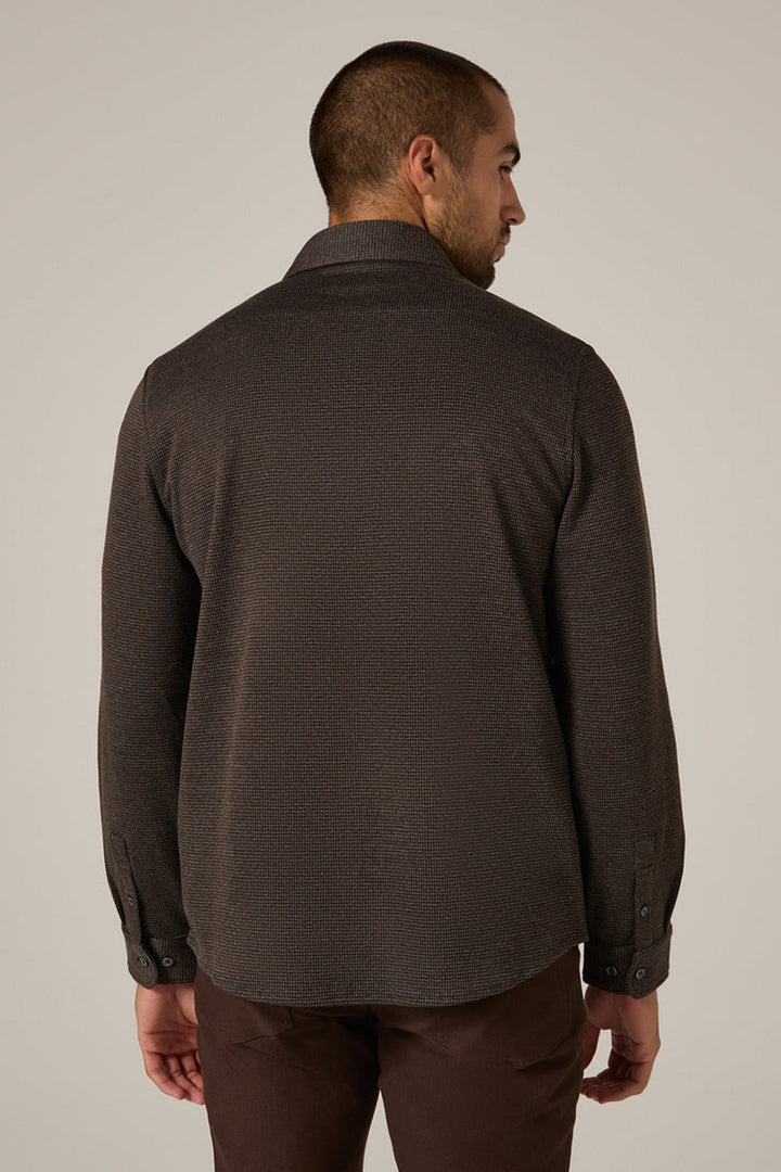 7DIAMONDS - Generation™ Knit Shirt in Chocolate