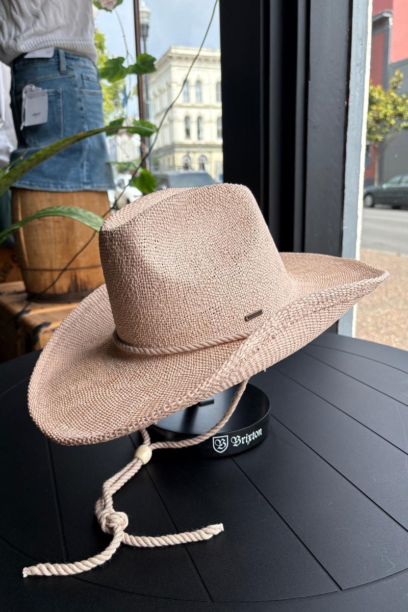 Brixton - Austin Straw Cowboy Hat in SF Pink