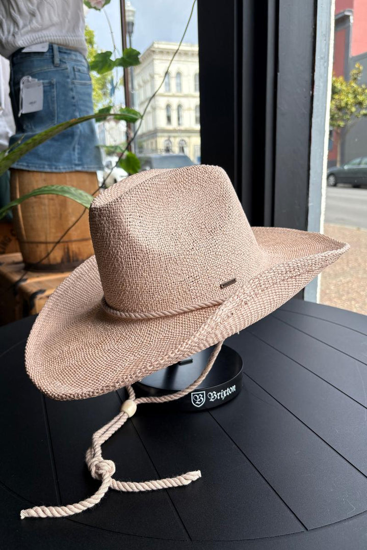 Brixton - Austin Straw Cowboy Hat in SF Pink