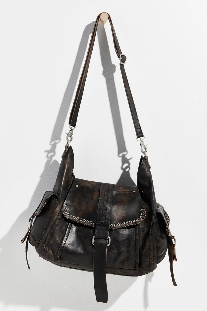Free People - We The Free Leigh Distressed Tote in Aged Graphite
