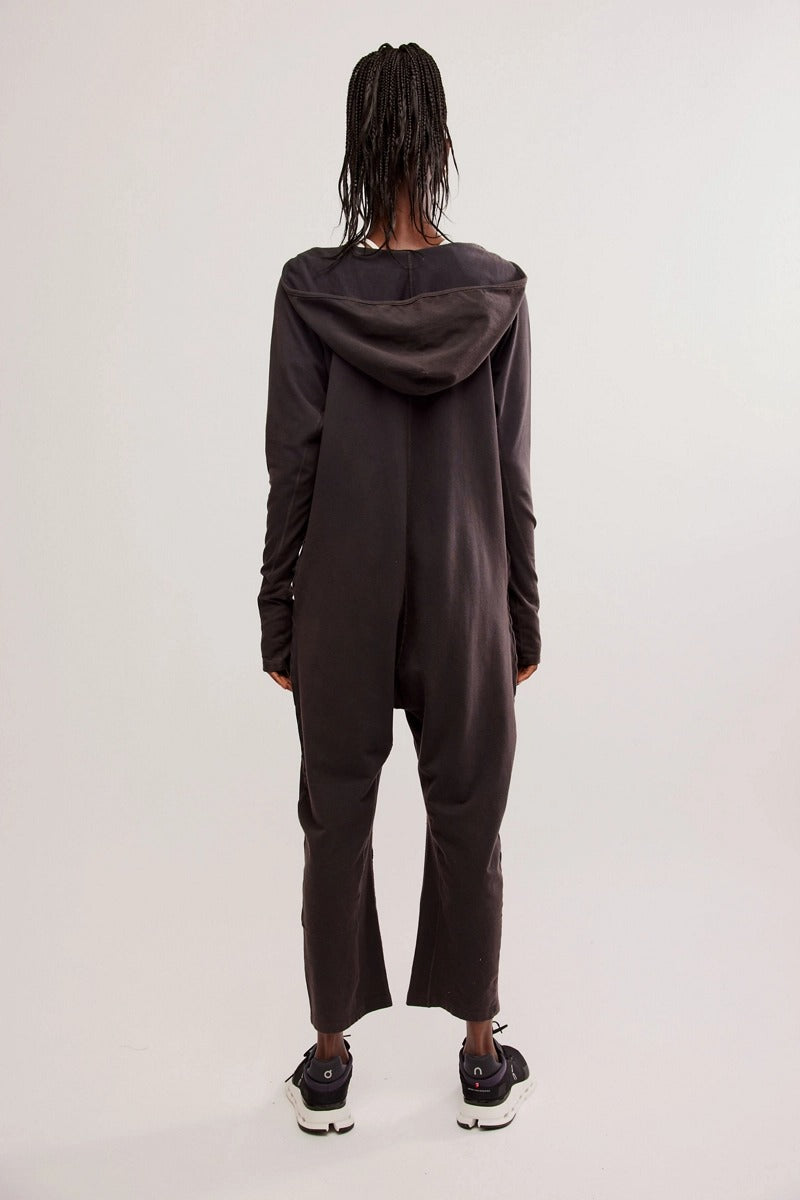 Free People Movement - Hot Shot Long Sleeve Onesie in Black