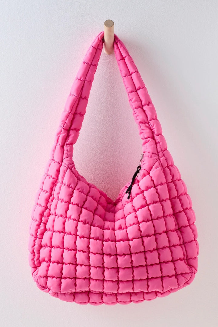 Free People Movement - Quilted Carryall in Bubblegum