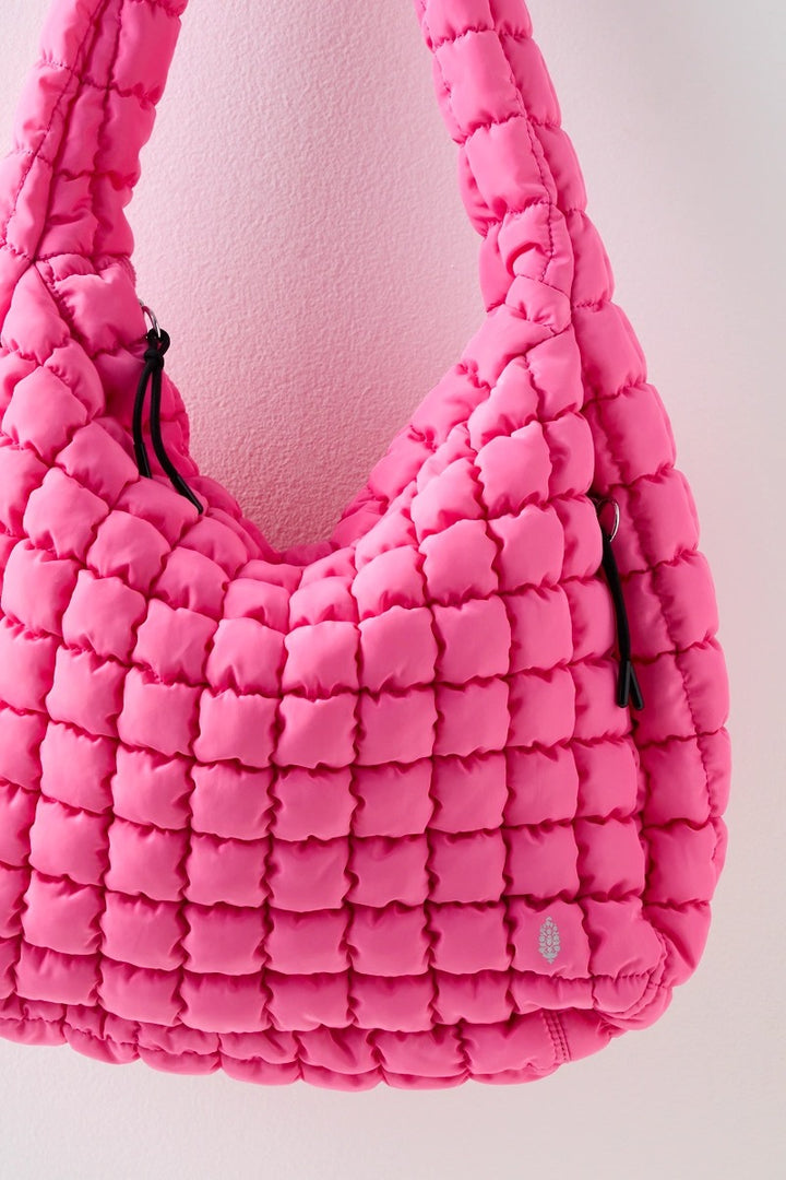 Free People Movement - Quilted Carryall in Bubblegum