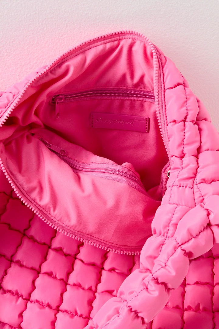 Free People Movement - Quilted Carryall in Bubblegum