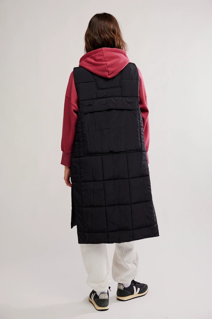 Free People Movement - On The Move Packable Puffer Vest in Black