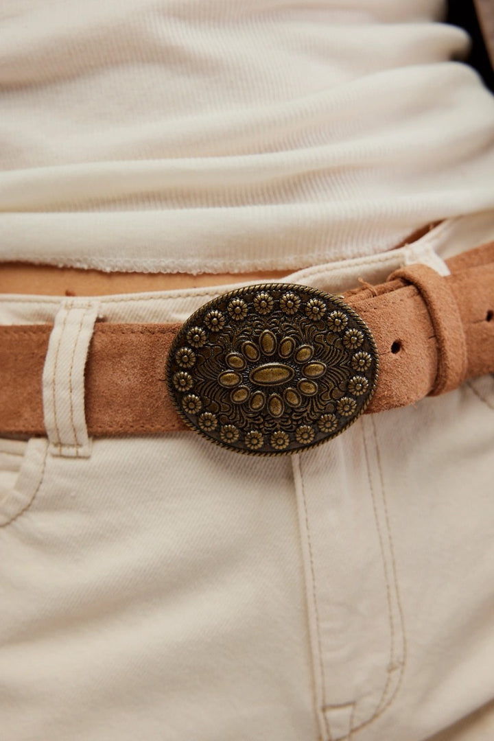 Free People - Duchess Concho Belt in Cognac