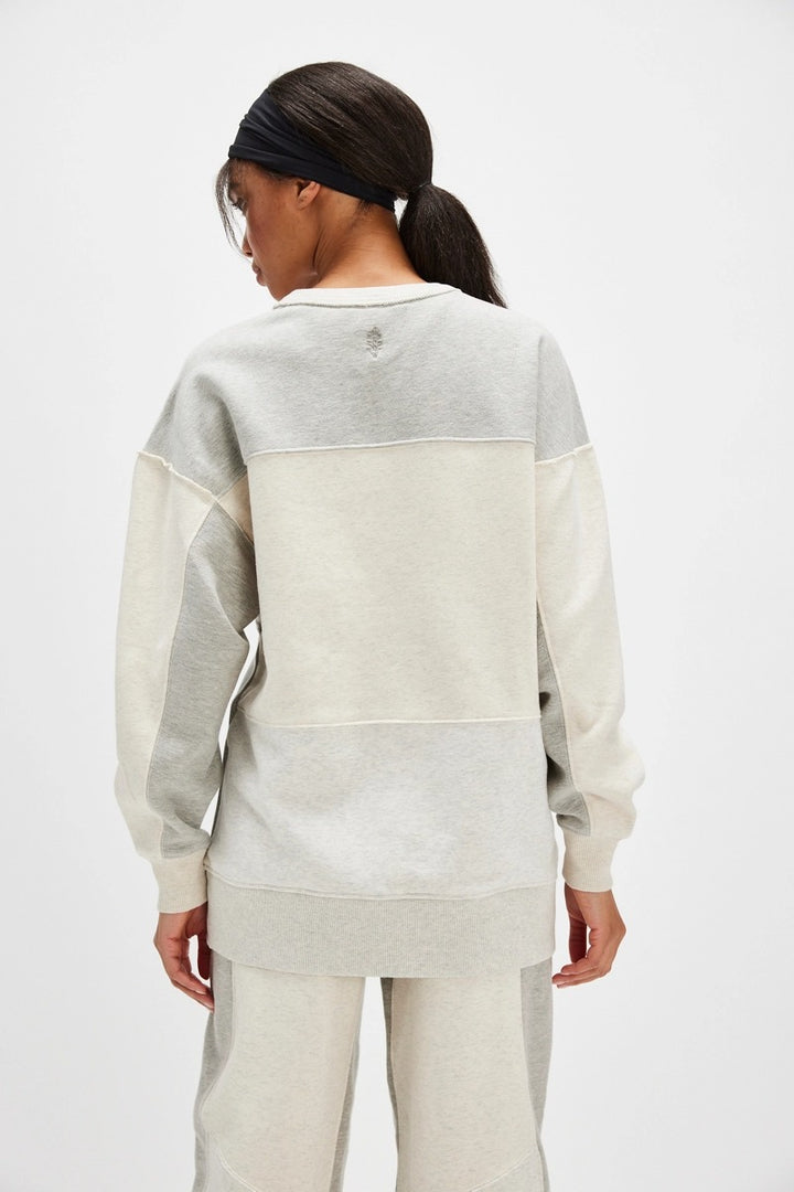 Free People Movement - Making It Pullover in Heather Grey Combo