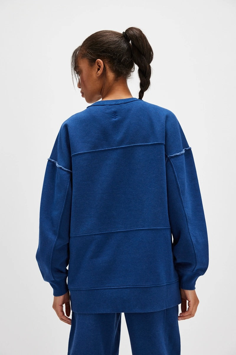 Free People Movement - Making It Pullover in Black Grape Combo