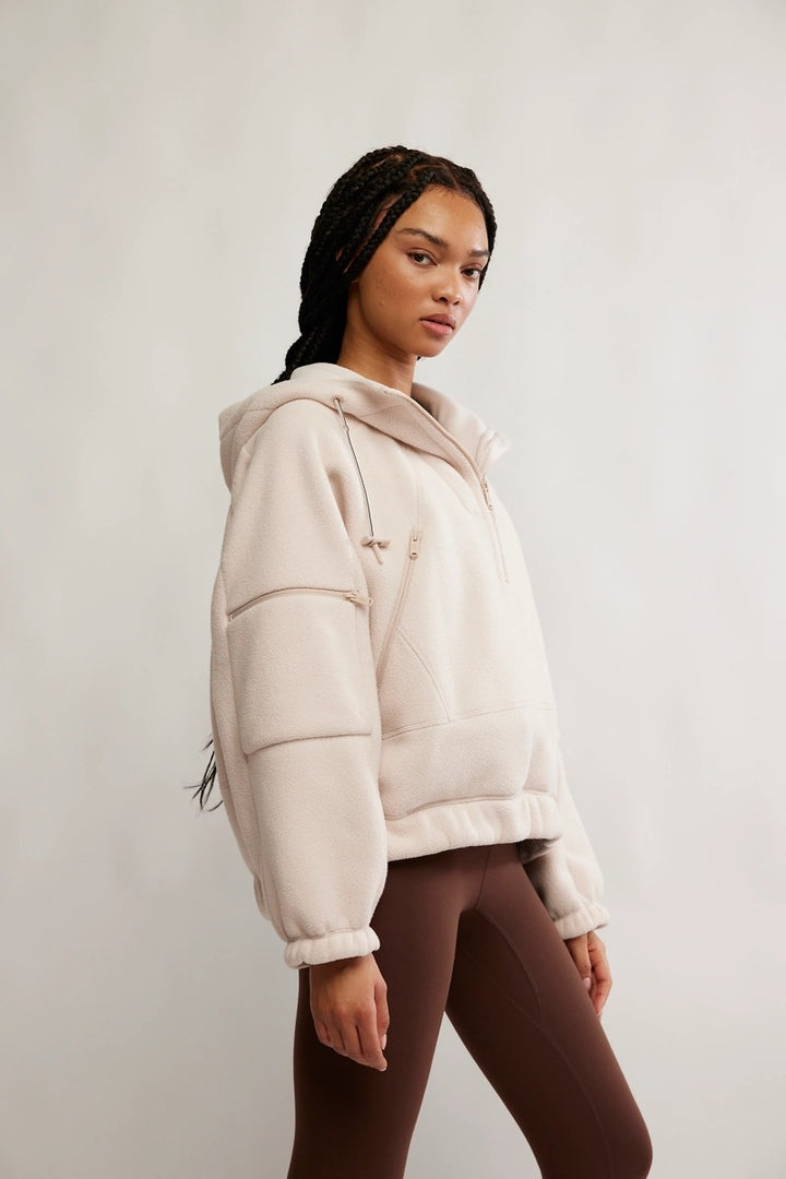 Free People Movement - Wild And Free Fleece Pullover in Cashmere