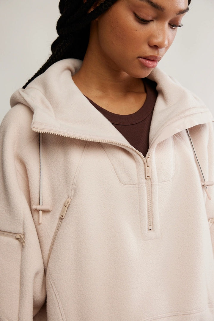 Free People Movement - Wild And Free Fleece Pullover in Cashmere