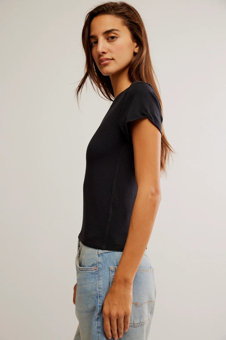 Free People - The Tee That Got Away in Black