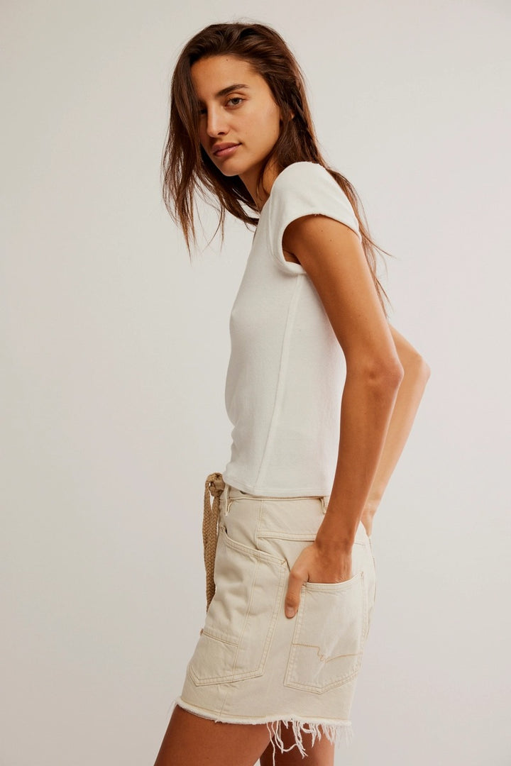 Free People - The Tee That Got Away in White