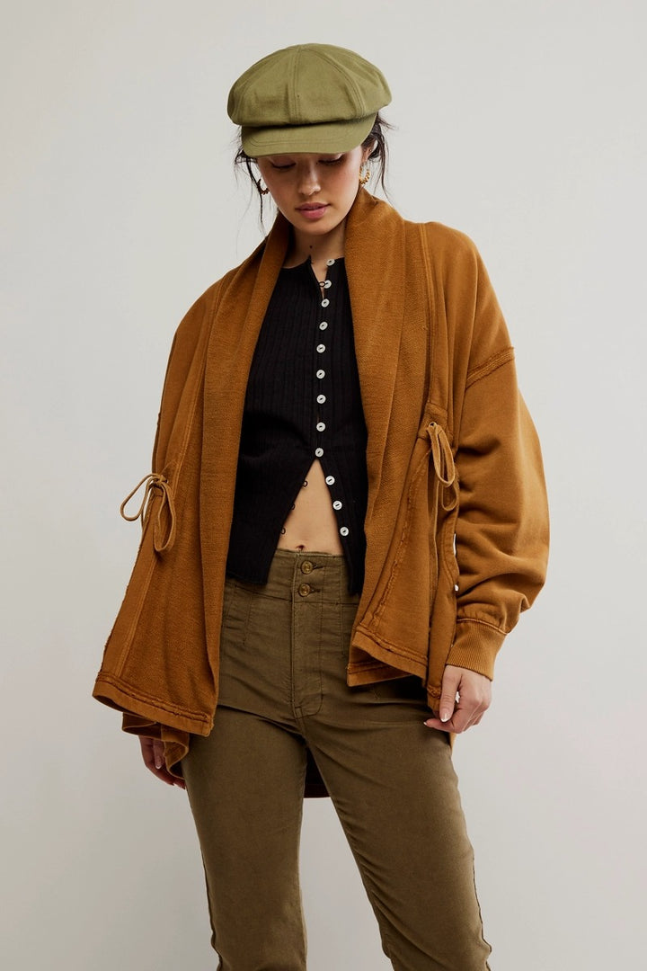 Free People - Boothbay Sweatshirt in Chai Tea