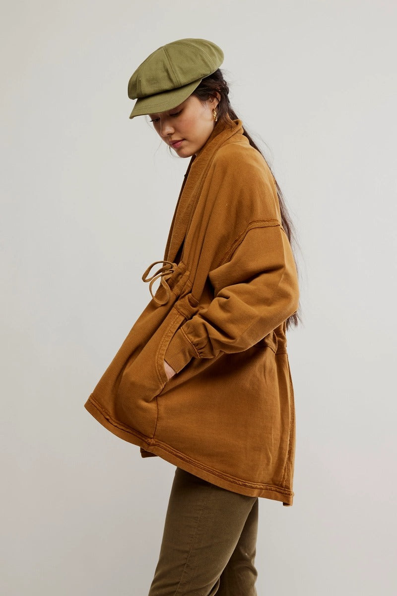 Free People - Boothbay Sweatshirt in Chai Tea