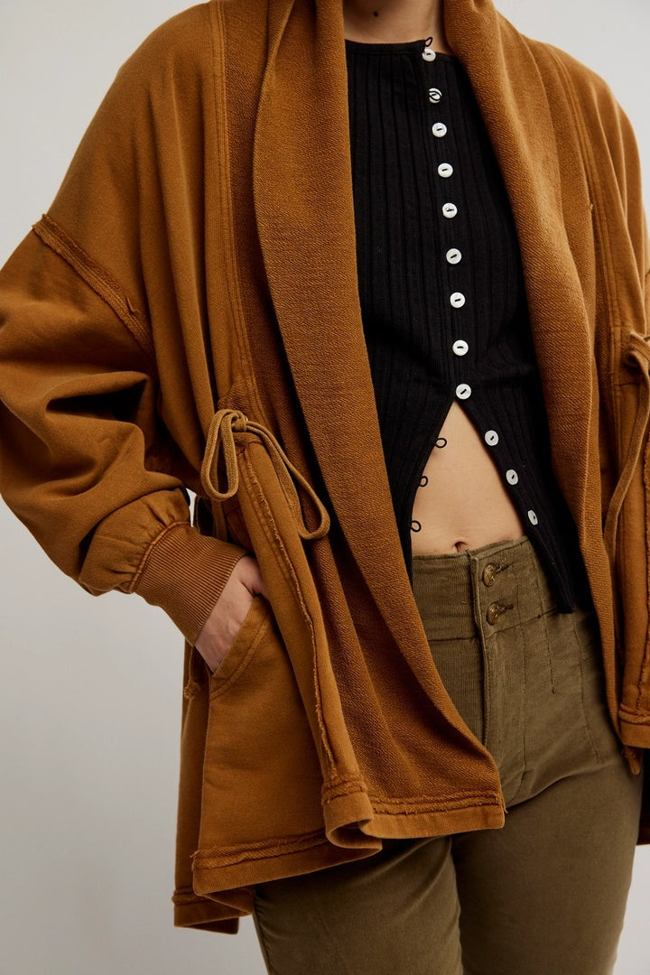 Free People - Boothbay Sweatshirt in Chai Tea