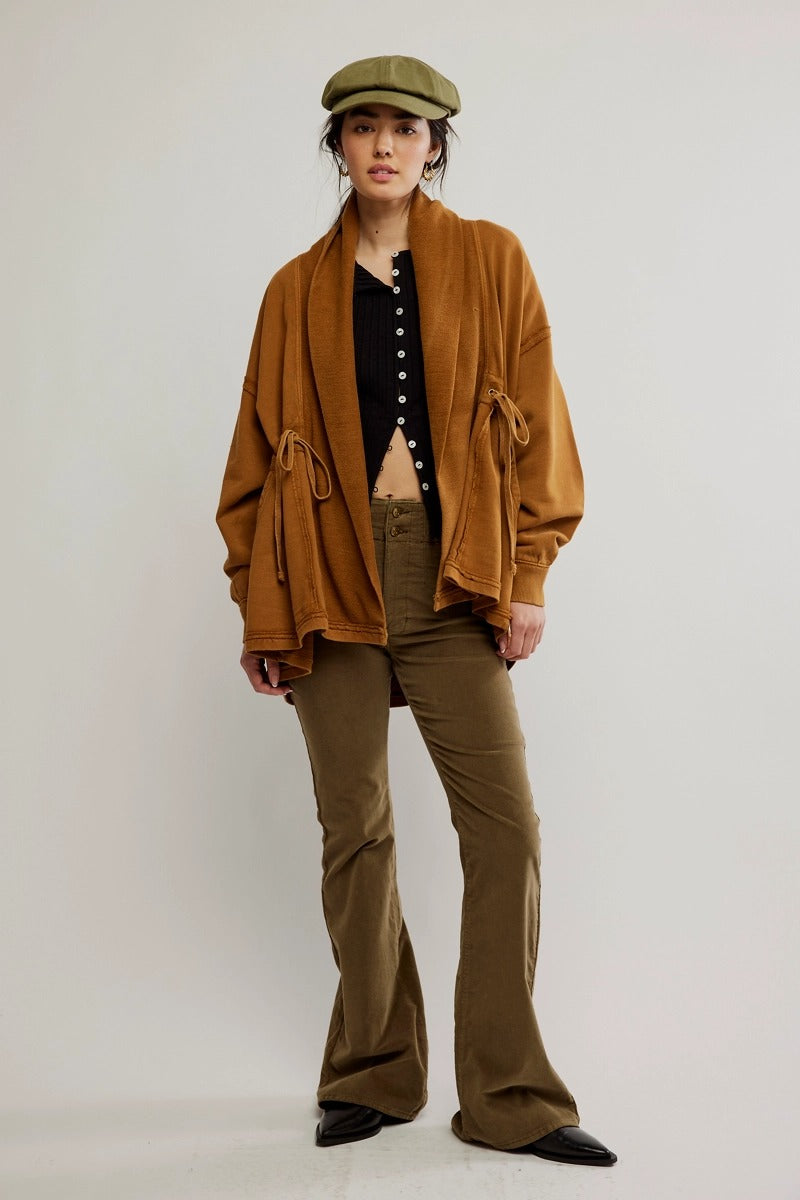 Free People - Boothbay Sweatshirt in Chai Tea