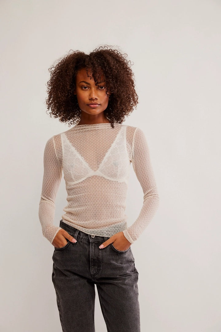 Free People - Minding My Own Business Top in Tea