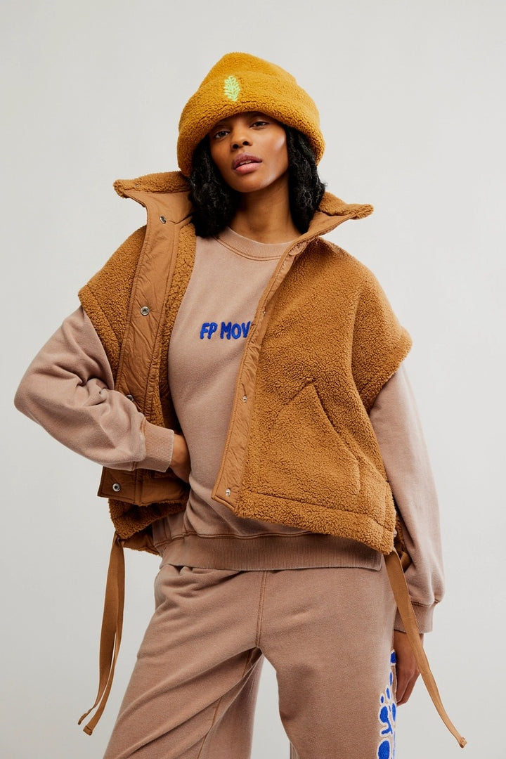 Free People Movement - Scout It Out Vest in Twig