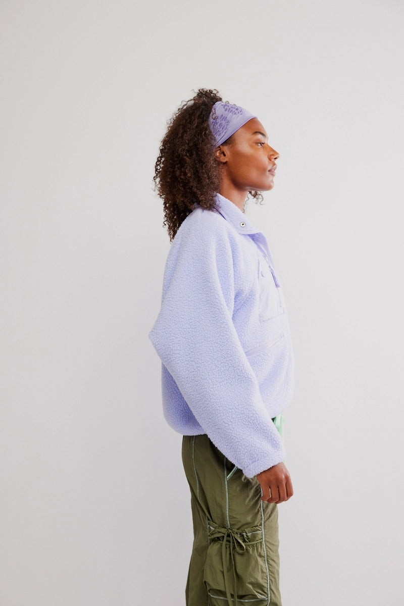 Free People Movement - Hit The Slopes Fleece Jacket in Iris
