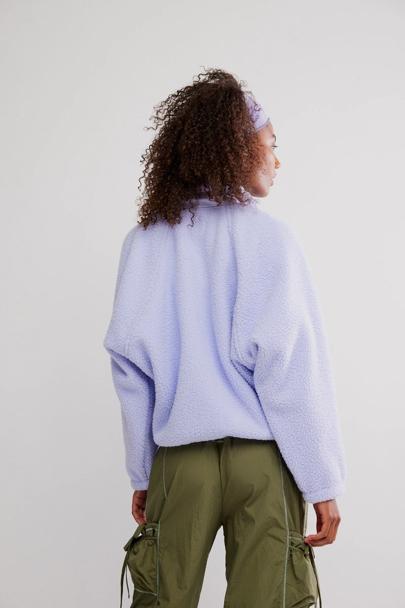 Free People Movement - Hit The Slopes Fleece Jacket in Iris
