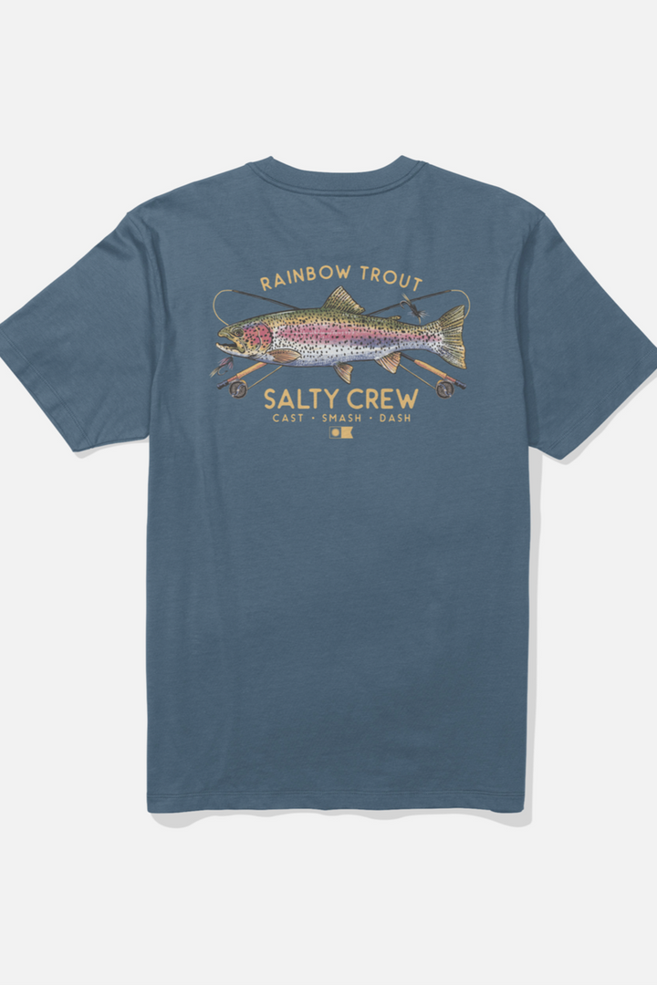 Salty Crew - Trout Mount Short Sleeve Tee in Slate