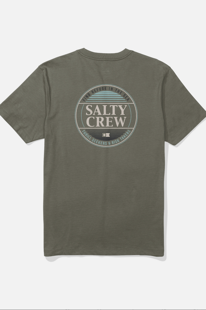 Salty Crew - Simple Fade Short Sleeve Tee Dusty Olive