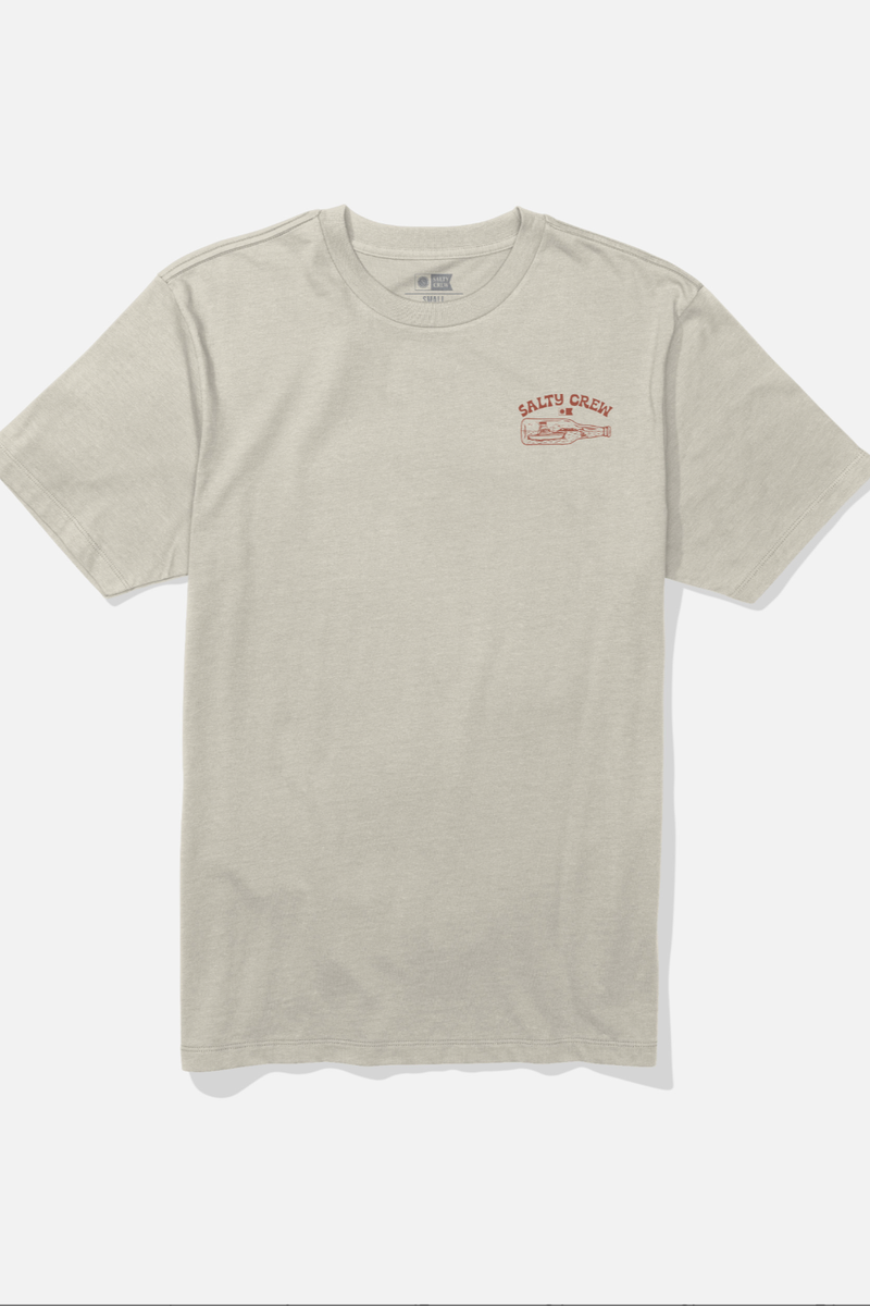 Salty Crew - Bottle Rocket Short Sleeve Tee in Bone
