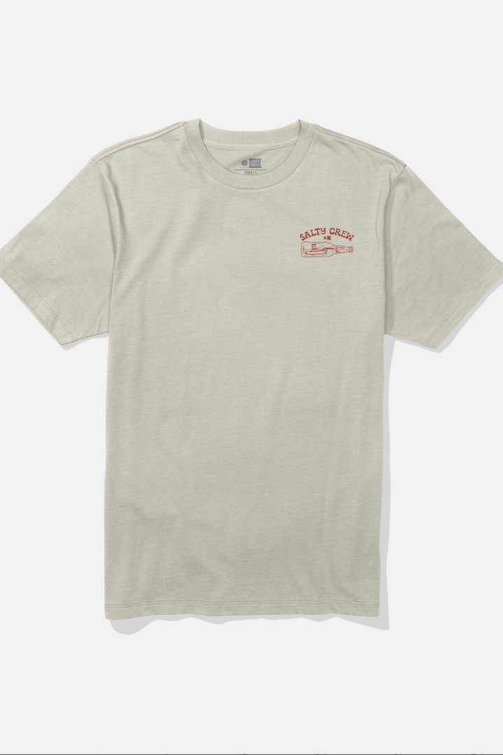 Salty Crew - Bottle Rocket Short Sleeve Tee in Bone