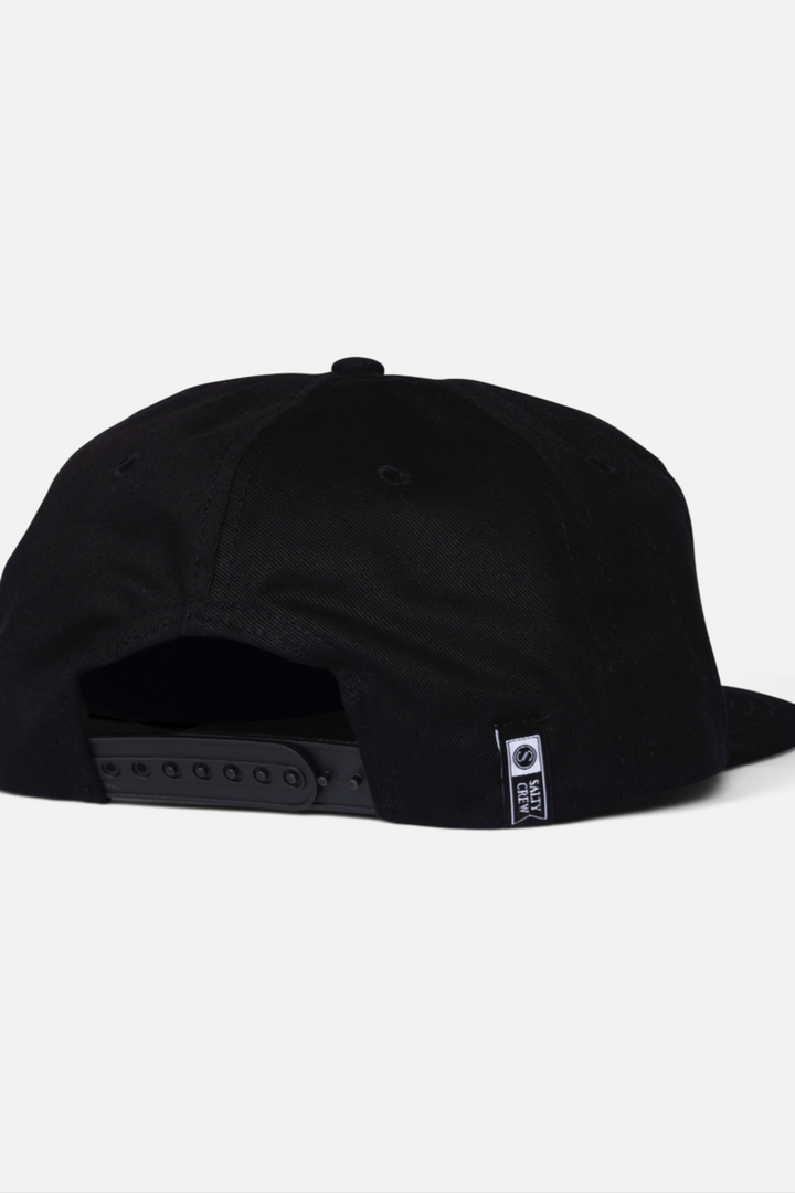 Salty Crew - Seawater Snapback in Black