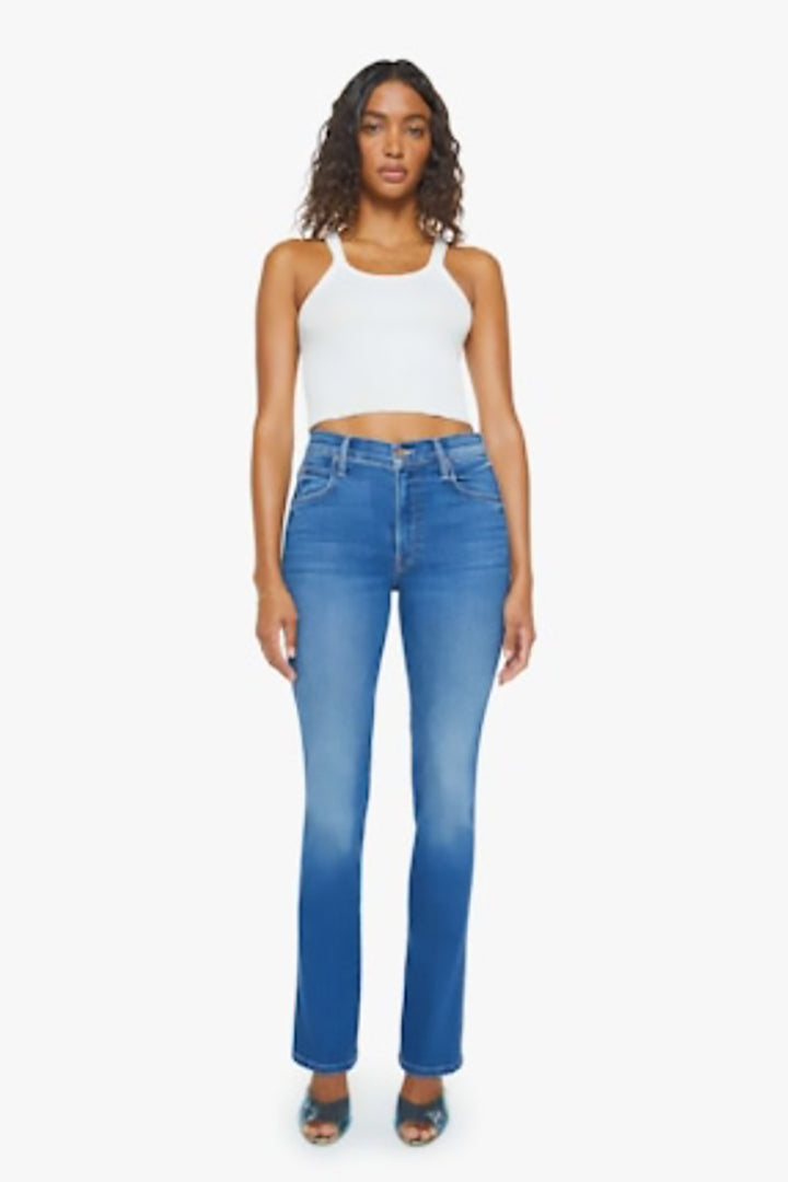 Mother Denim - Mid Rise Smokin Double Sneak in Nip It In The Bud