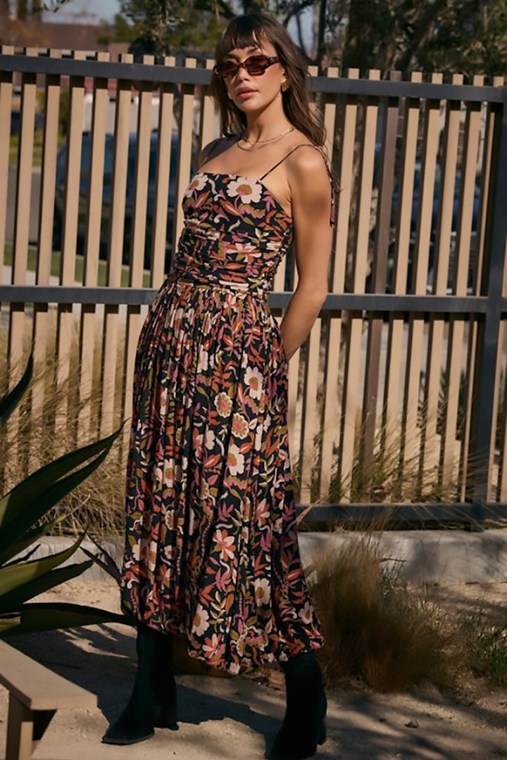 Saltwater LUXE - Calysta Midi Dress in Multi