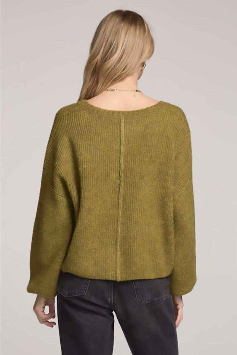 Saltwater LUXE - Sofiya Sweater in Olive