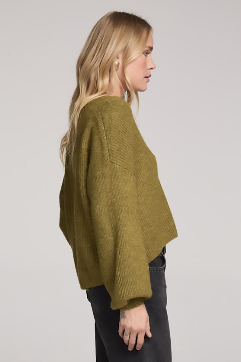 Saltwater LUXE - Sofiya Sweater in Olive