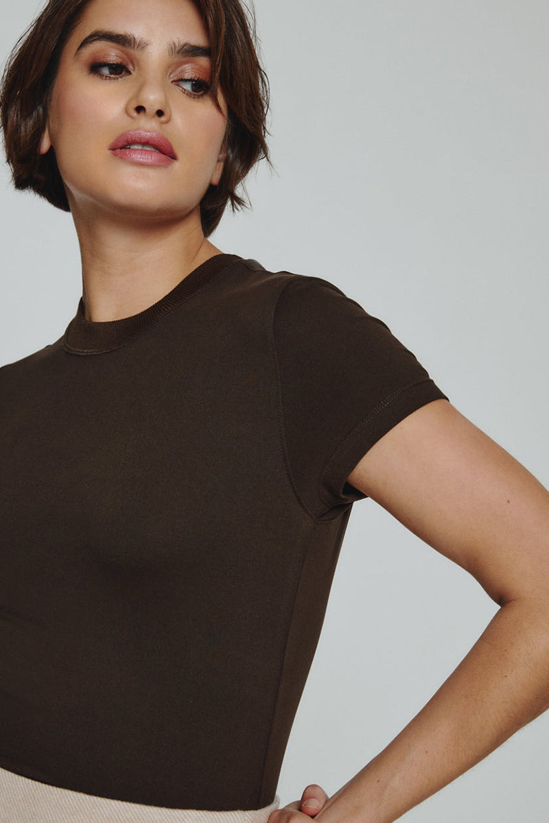 7DIAMONDS - Core™ Crew Neck Tee in Mocha