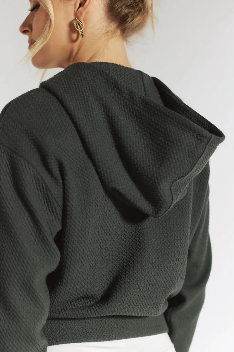 7DIAMONDS - Restoration Full-Zip Hoodie in Charcoal