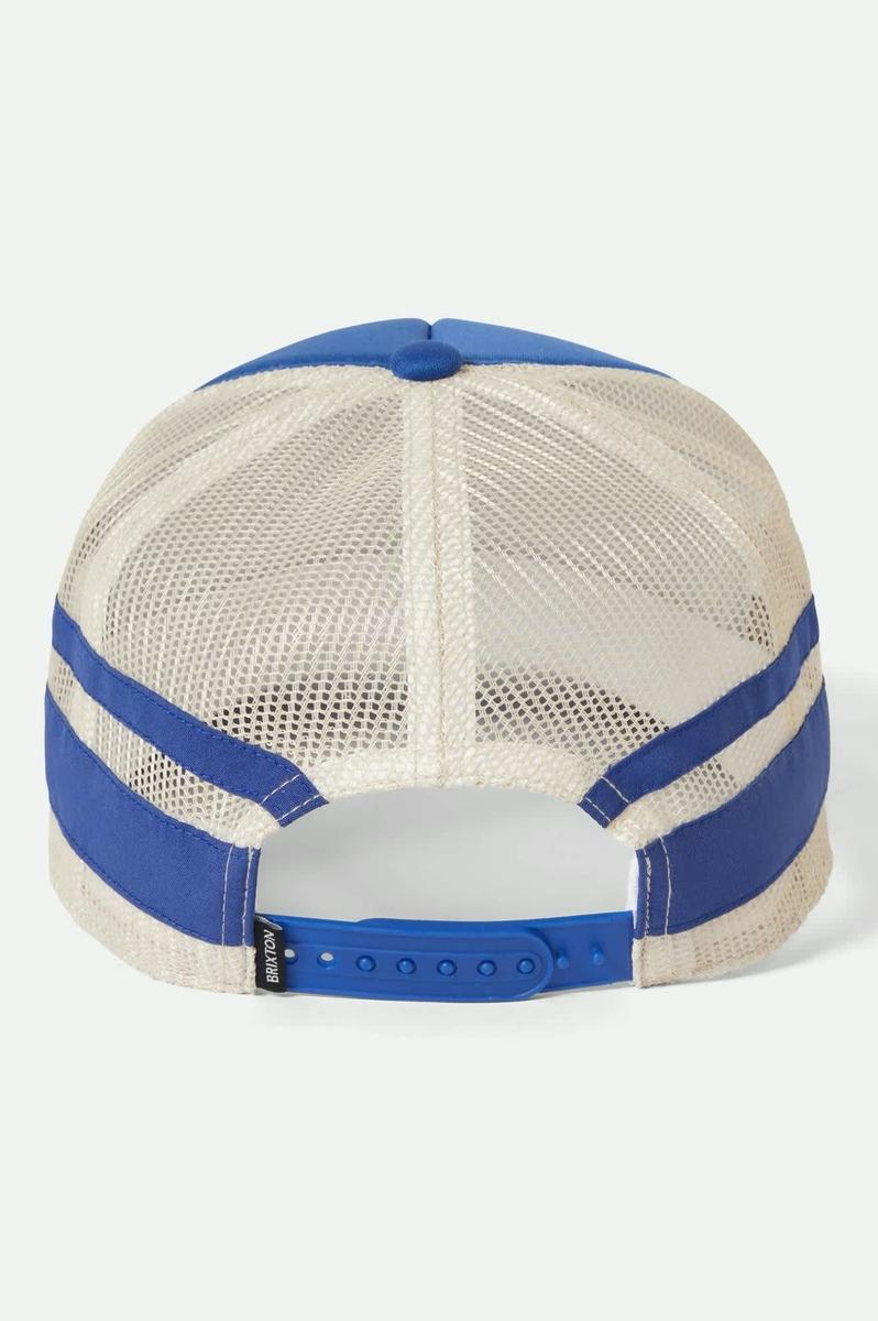 Brixton - Ford Built Tough Trucker Hat in Ford Blue/Wimbledon White